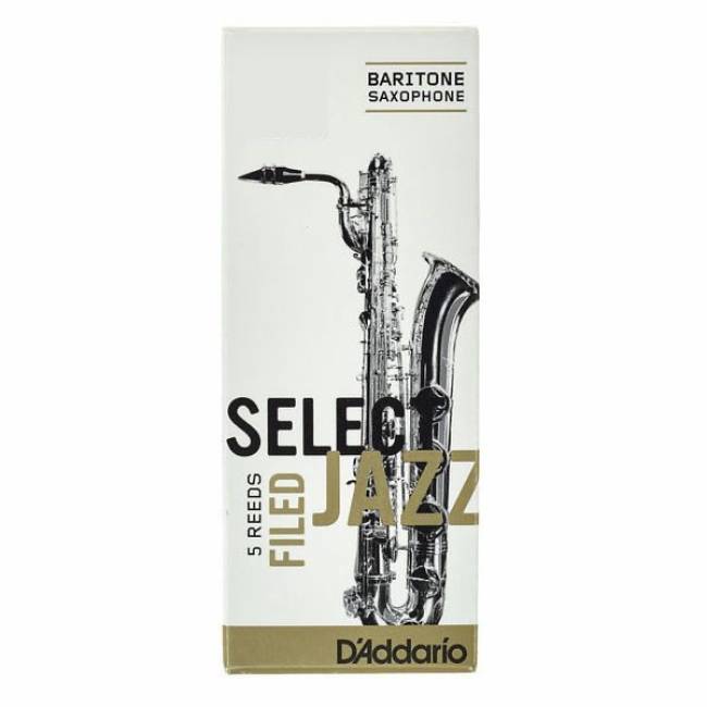 D'Addario Select Jazz filed baritonsax riet per 5 stuks