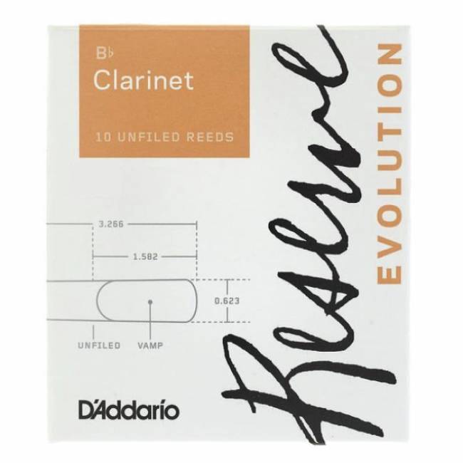 D'Addario Reserve Evolution Bb klarinet riet per 10 stuks