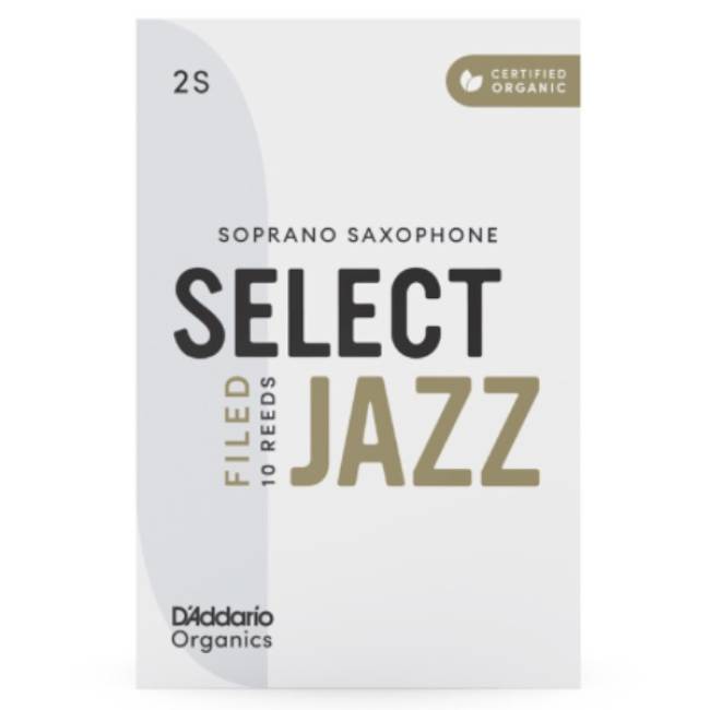 D'Addario Select Jazz filed sopraansax riet per 10 stuks