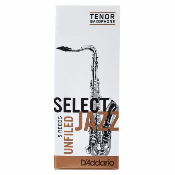 D'Addario Select Jazz unfiled tenorsax riet per 5 stuks