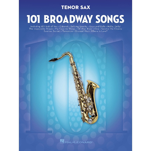 101 Broadway Songs tenorsax