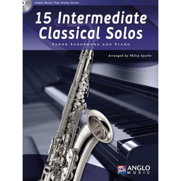 15 Intermediate Classical Solos tenorsax & piano