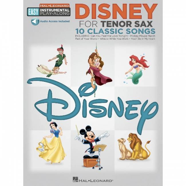 Easy Instrumental Play-Along: Disney tenorsax