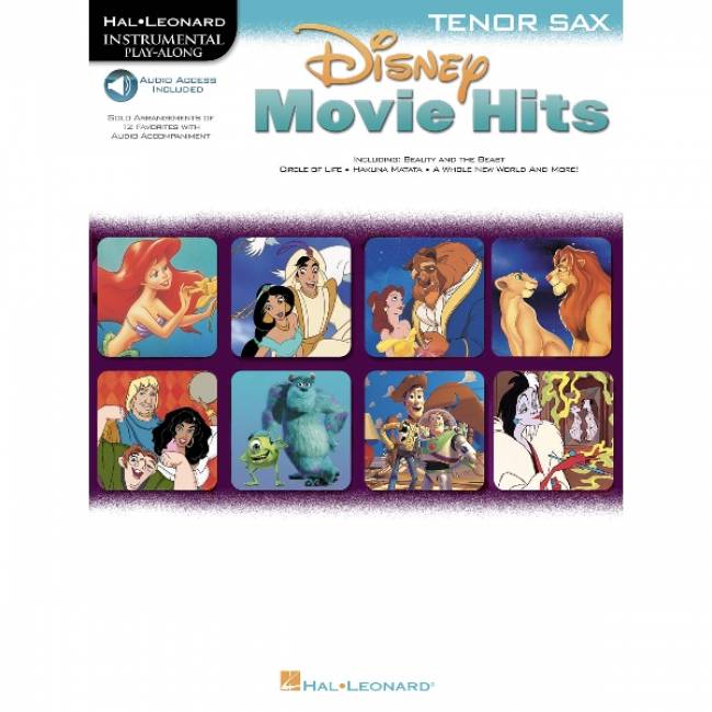 Instrumental Play-Along: Disney Movie Hits tenorsax