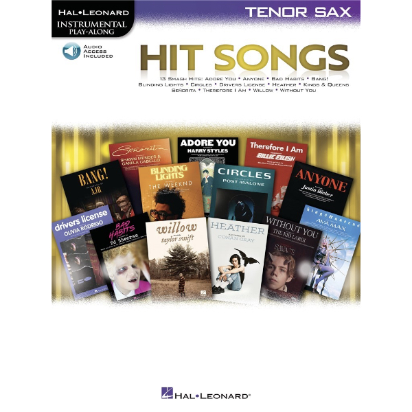 Instrumental Play-Along: Hit Songs tenorsax