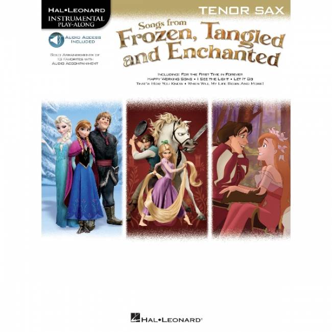 Instrumental Play-Along: Songs From Frozen, Tangled & Enchanted tenorsax