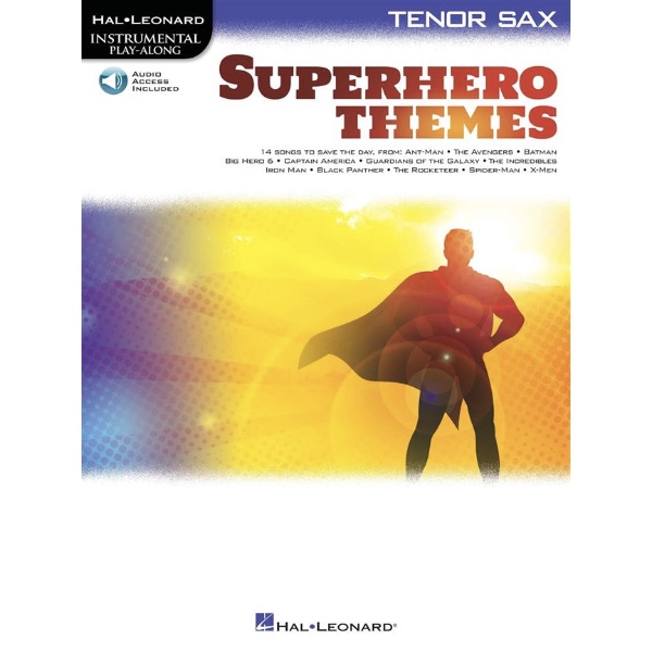 Instrumental Play-Along: Superhero Themes tenorsax