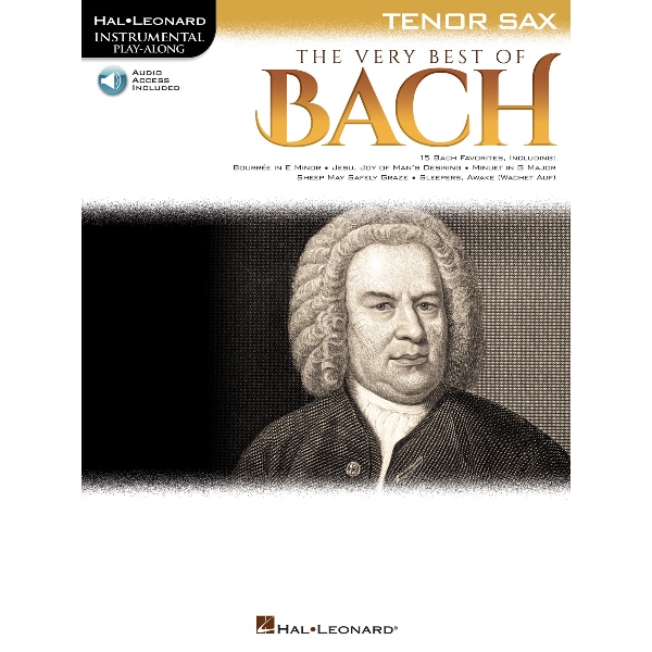 Instrumental Play-Along: The Very Best of Bach tenorsax