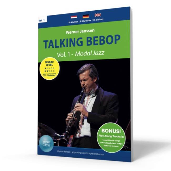 Werner Janssen: Talking Bebop – vol. 1 Modal Jazz Bb klarinet