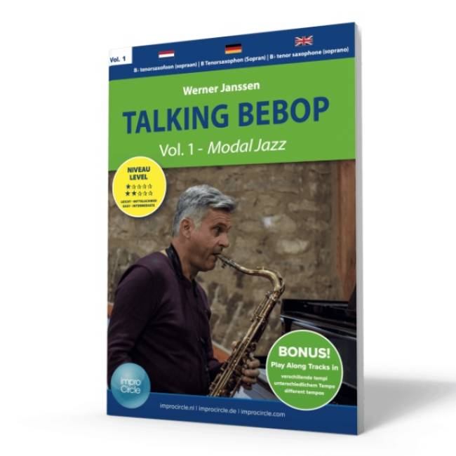 Werner Janssen: Talking Bebop – vol. 1 Modal Jazz sopraan- en tenorsax
