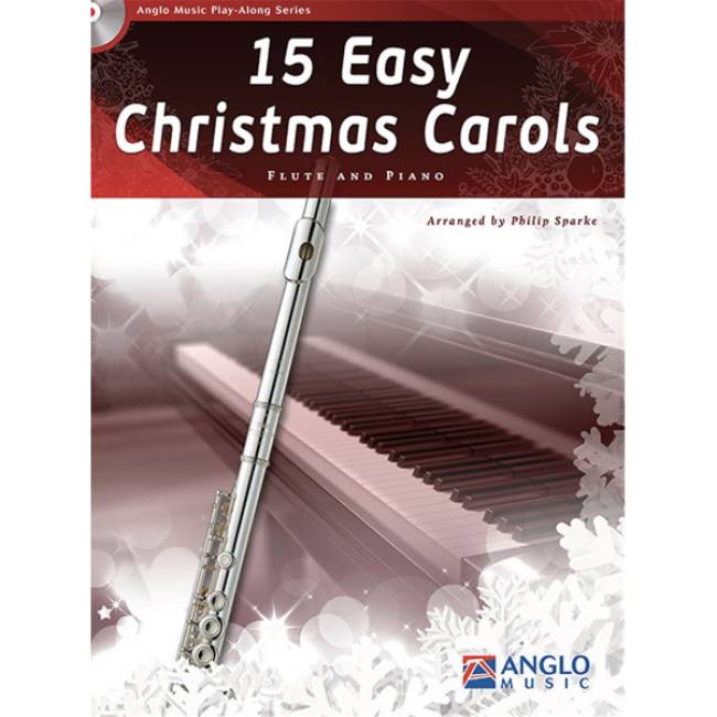 15 Easy Christmas Carols dwarsfluit & piano