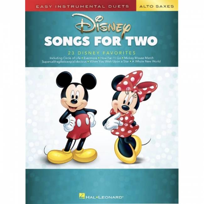 Disney Songs for Two Alto Saxophones