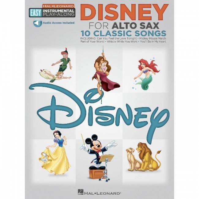 Easy Instrumental Play-Along: Disney altsax
