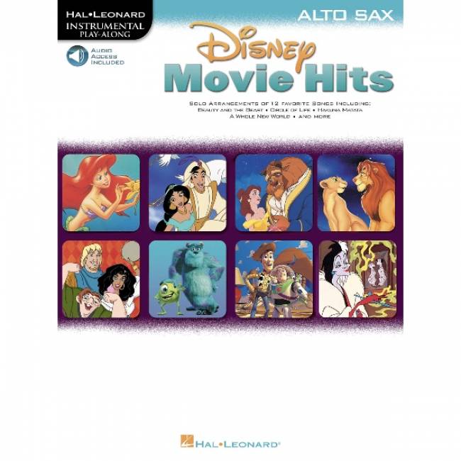 Instrumental Play-Along: Disney Movie Hits altsax
