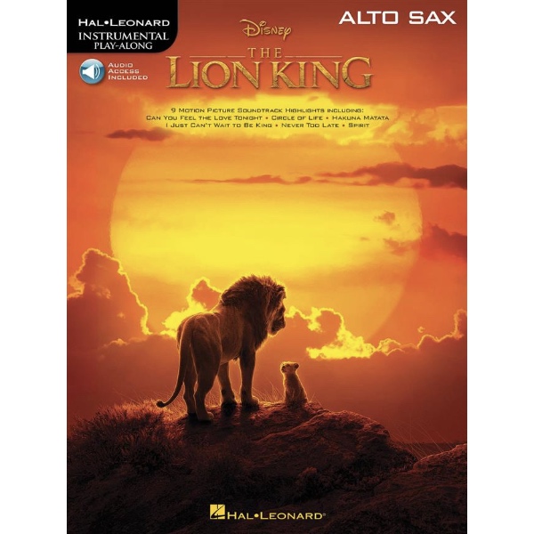 Instrumental Play-Along: The Lion King altsax