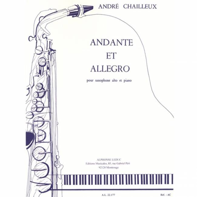 Andante et Allegro altsax & piano