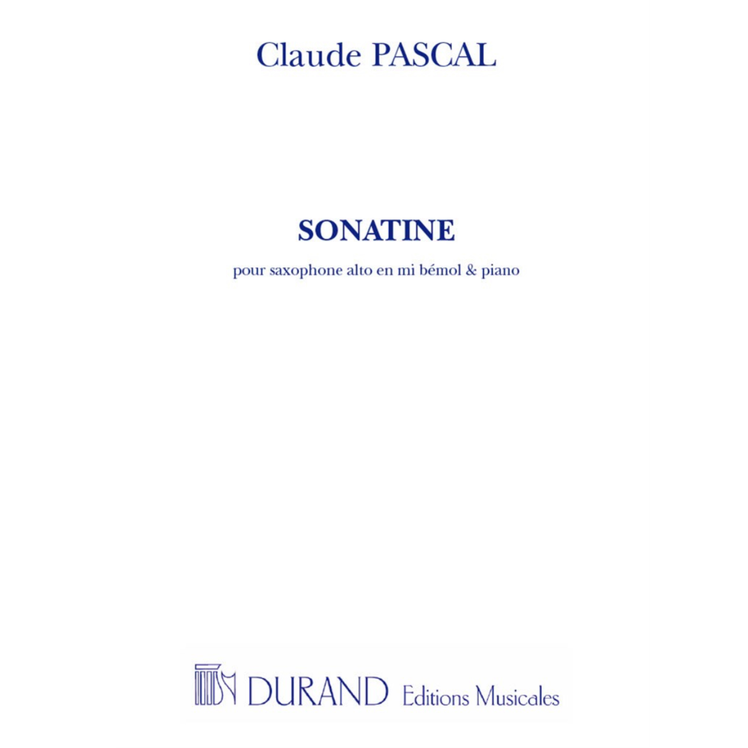 Sonatine altsax & piano