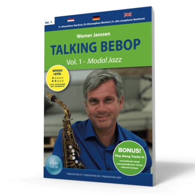 Werner Janssen: Talking Bebop – vol. 1 Modal Jazz alt- en baritonsax
