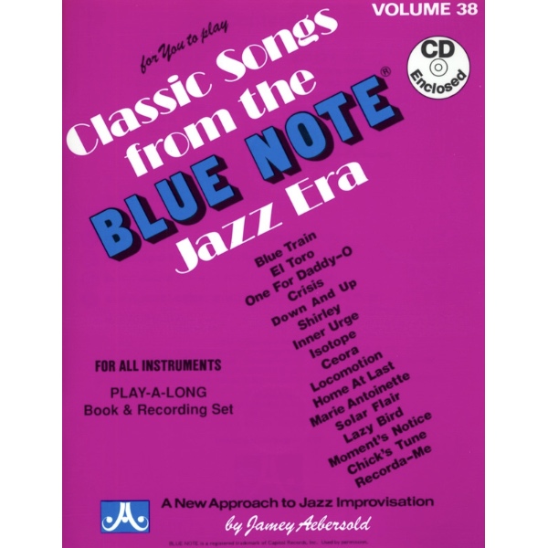 Aebersold vol. 38: Classic Songs From The Blue Note Jazz Era