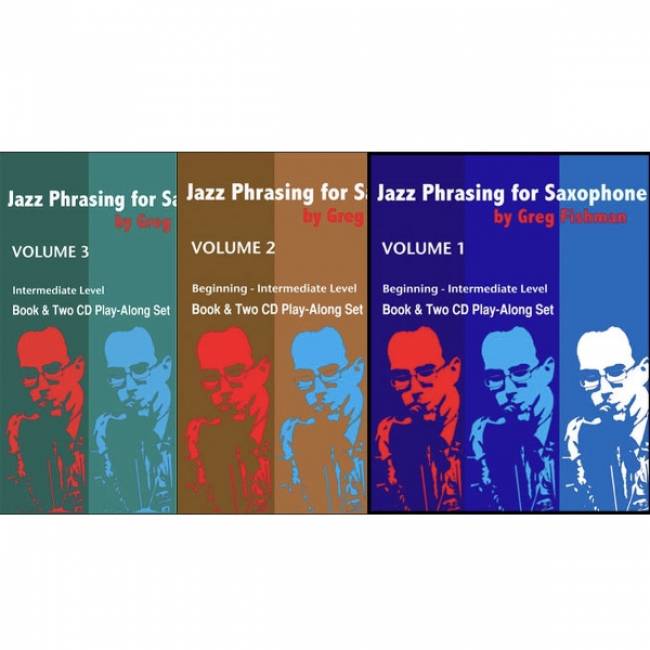Greg Fishman: Jazz Phrasing set vol. 1, 2 & 3