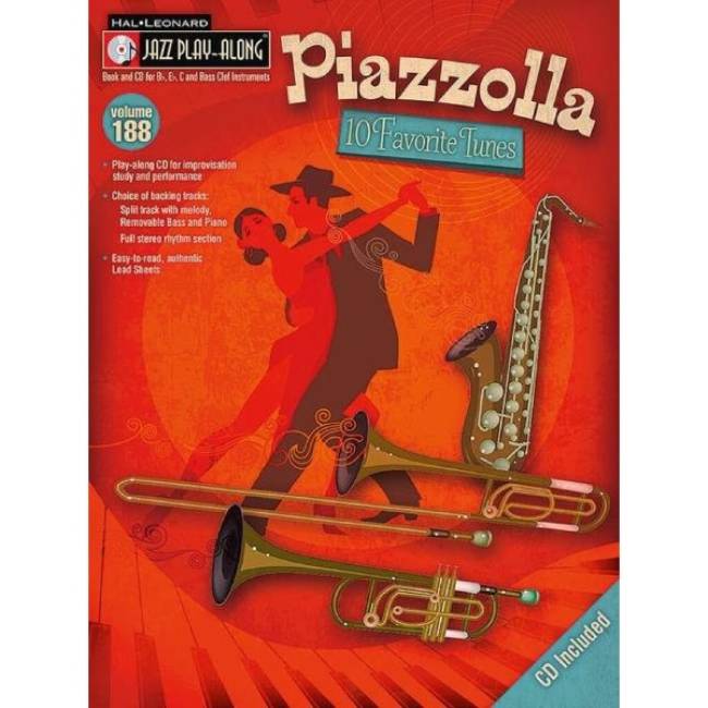 Jazz Play-Along vol. 188: Piazzolla 10 Favorite Tunes