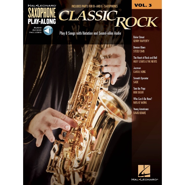 Saxophone Play-Along volume 3: Classic Rock