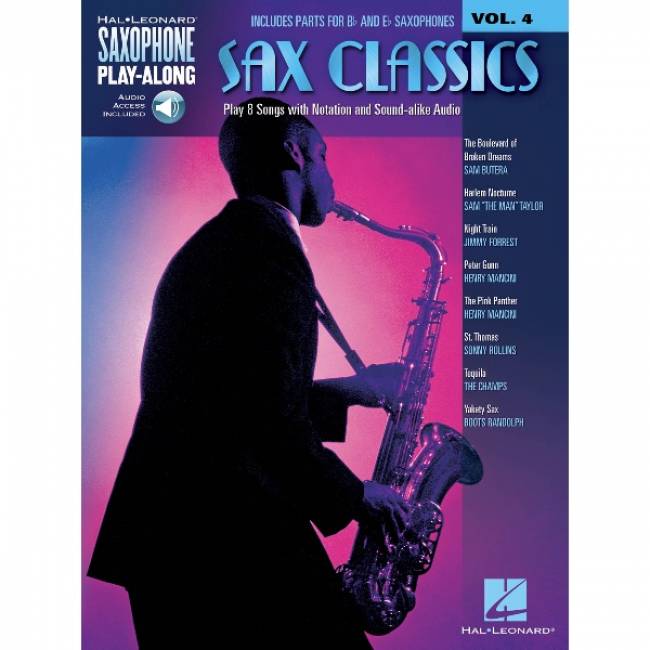 Saxophone Play-Along volume: 4 Sax Classics