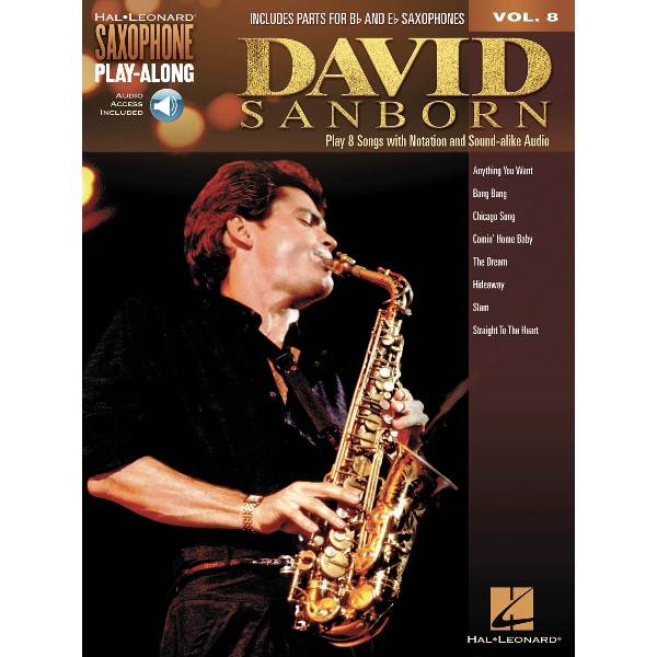Saxophone Play-Along volume 8: David Sanborn